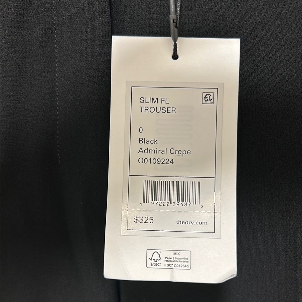 Theory slim fit flare trouser - Picture 4 of 10